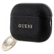 Guess GUAP2PGEHCDK case for AirPods Pro 2 cover - black Fixed Glitter Heart Diamond Charm