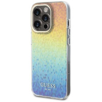Guess IML Faceted Mirror Disco Iridescent case for iPhone 15 Pro - multicolored