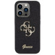 Guess Glitter Script Big 4G case for iPhone 15 Pro - black
