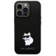 Karl Lagerfeld KLHCP13LSMHCNPK case for iPhone 13 Pro / 13 - black Silicone C Metal Pin