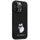 Karl Lagerfeld KLHCP13LSMHCNPK case for iPhone 13 Pro / 13 - black Silicone C Metal Pin