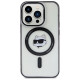 Karl Lagerfeld IML Choupette's Head MagSafe case for iPhone 15 Pro - transparent