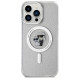 Karl Lagerfeld Karl&Choupette Glitter MagSafe case for iPhone 15 Pro Max - transparent