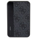 Guess Powerbank 15W GUPB5LP4GEGK 5000mAh black/black 4G Leather Metal Logo