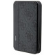 Guess Powerbank 15W GUPB5LP4GEGK 5000mAh black/black 4G Leather Metal Logo