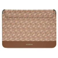 Guess GCube Stripes case for a 16" laptop - brown