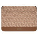 Guess GCube Stripes case for a 16" laptop - brown