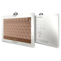 Guess GCube Stripes case for a 16" laptop - brown