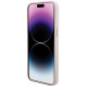 Guess Silicone Logo Strass 4G Case for iPhone 15 Pro Max - Pink