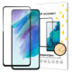 Wozinsky Durable Wozinsky Full Glue Tempered Glass for Samsung S23 FE Full Screen with Frame - Black