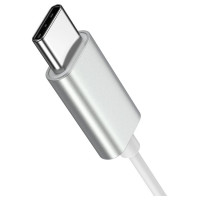 Joyroom JR-EC06 USB-C in-ear headphones - silver