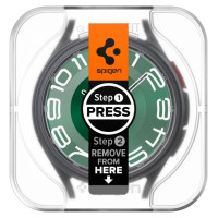 Spigen Glas.tR EZ Fit tempered glass for Samsung Galaxy Watch 6 Classic (47 mm) - 2 pcs.