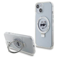Karl Lagerfeld KLHMP15SHMRSCHH iPhone 15 6.1" white/white hardcase Ring Stand Choupette Head MagSafe