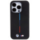 BMW Quilted Tricolor MagSafe case for iPhone 15 Pro - black