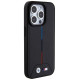 BMW Quilted Tricolor MagSafe case for iPhone 15 Pro - black