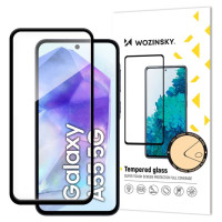 Wozinsky Tempered Glass Full Glue for Samsung Galaxy A55 with black frame