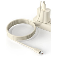 Dudao L7SC USB-A - USB-C cable 5A 1m - beige