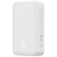 Baseus Magnetic Mini 20000 mAh 20W power bank - white + USB-C / USB-C cable
