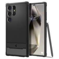 Spigen Rugged Armor Case for Samsung Galaxy S24 Ultra - Matte Black