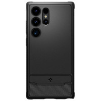Spigen Rugged Armor Case for Samsung Galaxy S24 Ultra - Matte Black