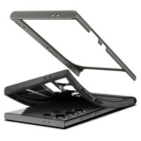 Spigen Neo Hybrid Case for Samsung Galaxy S24 Ultra - Metallic Gray