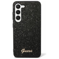 Guess Glitter Script case for Samsung Galaxy S24 - black