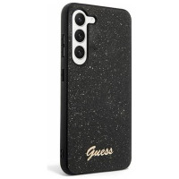 Guess Glitter Script case for Samsung Galaxy S24 - black