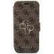 Guess 4G Metal Logo case for iPhone 15 Pro - brown