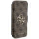Guess 4G Metal Logo case for iPhone 15 Pro - brown