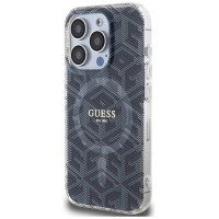 Guess IML GCube MagSafe case for iPhone 15 Pro - black
