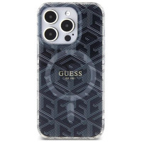 Guess IML GCube MagSafe case for iPhone 15 Pro - black