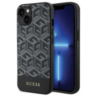 Guess GCube Stripes MagSafe case for iPhone 15 / 14 / 13 - black