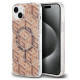 Guess IML GCube MagSafe case for iPhone 15 / 14 / 13 - brown