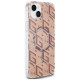 Guess IML GCube MagSafe case for iPhone 15 / 14 / 13 - brown