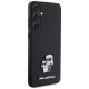 Karl Lagerfeld KLHCS24SPSAKCMPK S24 S921 hardcase black/black Saffiano Karl & Choupette Metal Pin