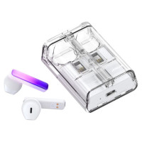 Joyroom TWS Joyroom JR-TC1 IceLens Series wireless headphones with LED lights - white