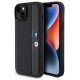 BMW Perforated Tricolor Line case for iPhone 15 Plus / 14 Plus - black