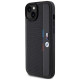 BMW Perforated Tricolor Line case for iPhone 15 Plus / 14 Plus - black