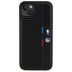 BMW Perforated Tricolor Line case for iPhone 15 Plus / 14 Plus - black