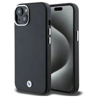 BMW Signature Wrapped Metal MagSafe case for iPhone 15 Plus / 14 Plus - black