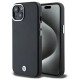 BMW Signature Wrapped Metal MagSafe case for iPhone 15 Plus / 14 Plus - black