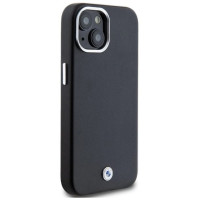 BMW Signature Wrapped Metal MagSafe case for iPhone 15 Plus / 14 Plus - black