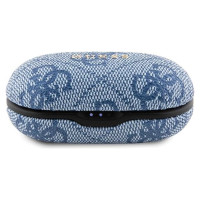 Guess TWS Guess 4G Metal Bluetooth headphones with ENC docking station - blue