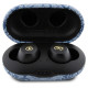 Guess TWS Guess 4G Metal Bluetooth headphones with ENC docking station - blue