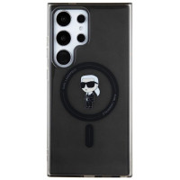 Karl Lagerfeld IML Ikonik MagSafe Case for Samsung Galaxy S24 Ultra - Black