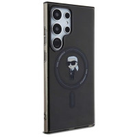 Karl Lagerfeld IML Ikonik MagSafe Case for Samsung Galaxy S24 Ultra - Black