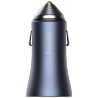 Baseus Golden Contactor Pro 2x USB-A 40W car charger QC SCP FCP AFC - gray