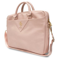 Guess Triangle 4G bag for a 16" laptop - pink
