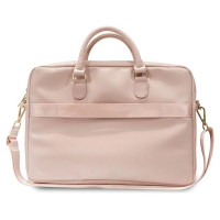 Guess Triangle 4G bag for a 16" laptop - pink