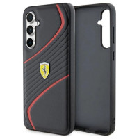 Ferrari Twist Metal Logo case for Samsung Galaxy S23 FE - black